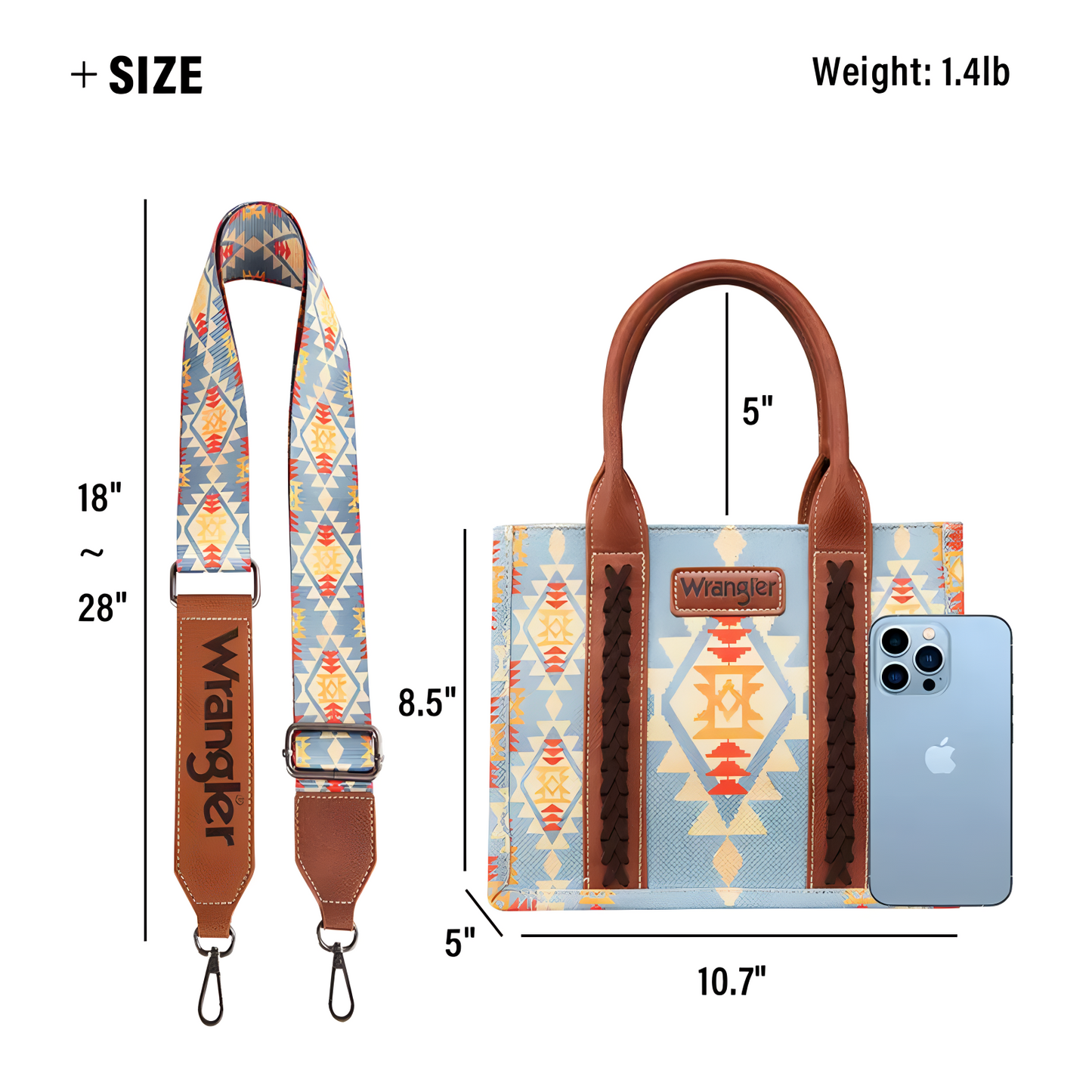 Wrangler CanyonTote™ – Southwestern Canvas Crossbody