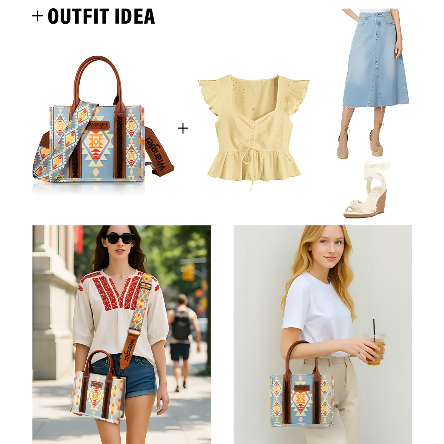 Wrangler CanyonTote™ – Southwestern Canvas Crossbody