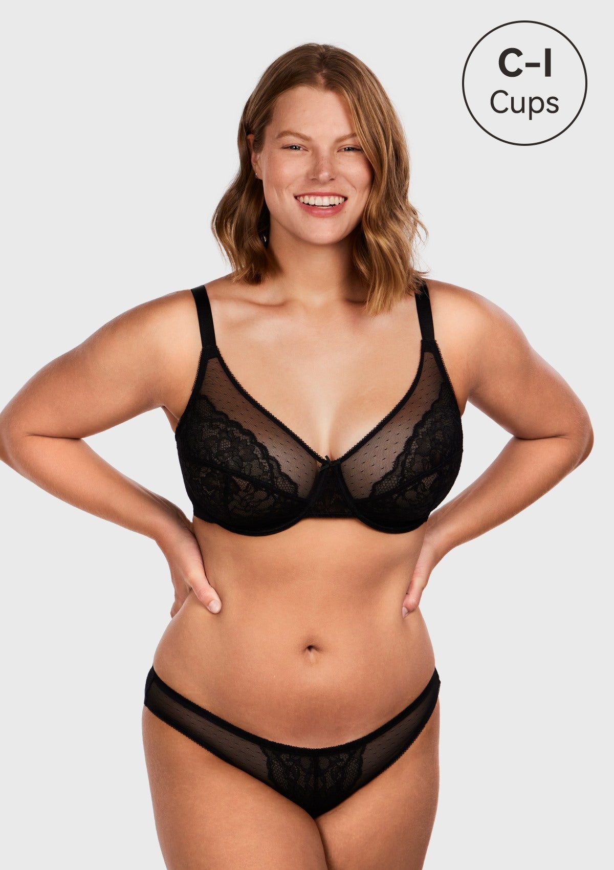 Unlined Lace Underwire Bra