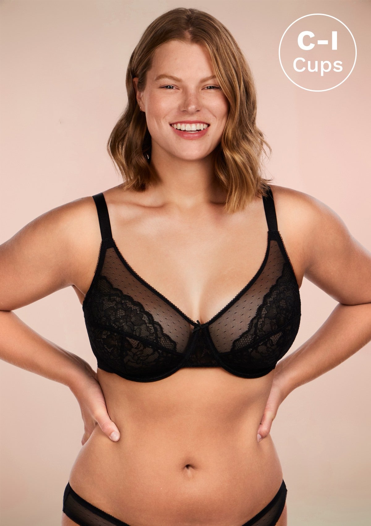 Unlined Lace Underwire Bra