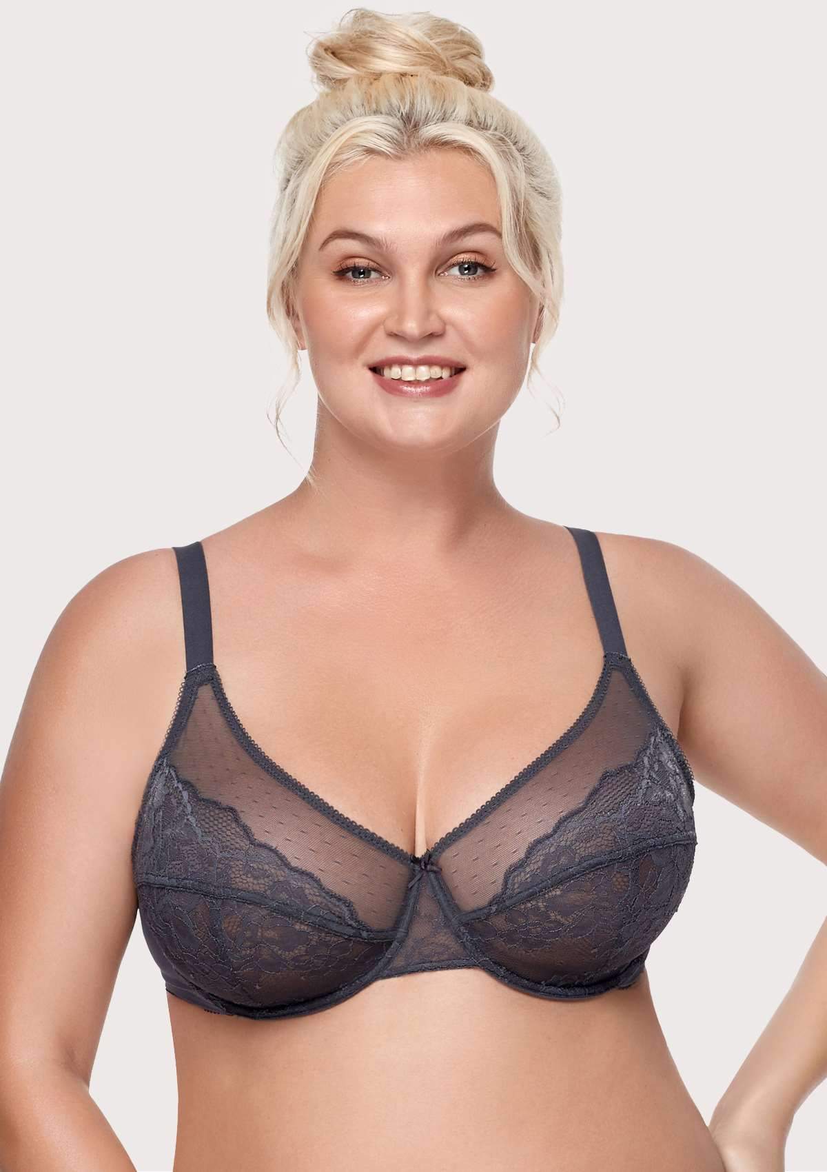 Unlined Lace Underwire Bra
