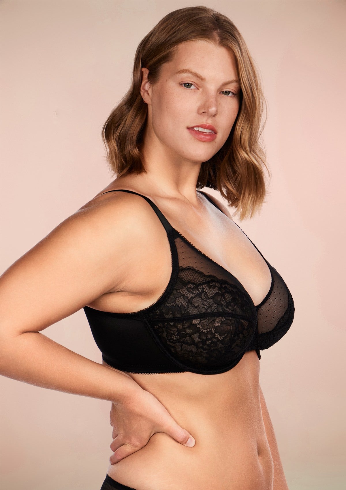 Unlined Lace Underwire Bra