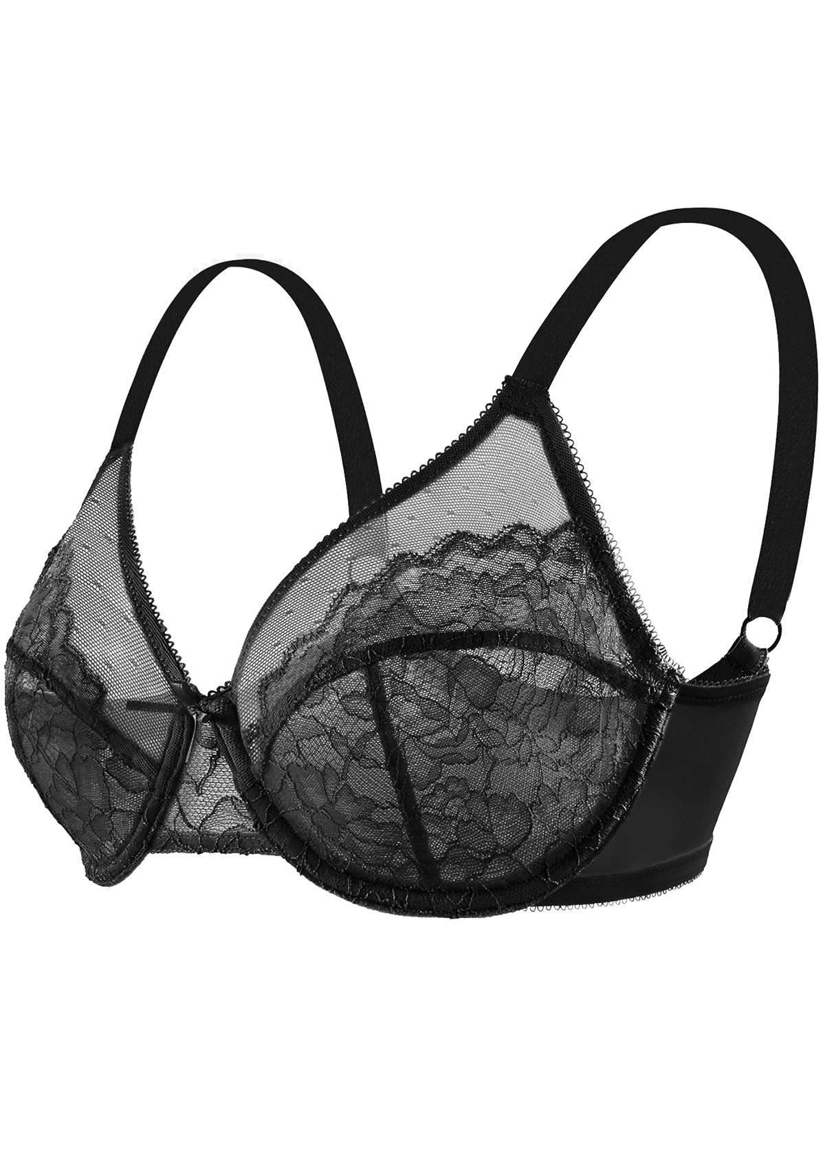 Unlined Lace Underwire Bra
