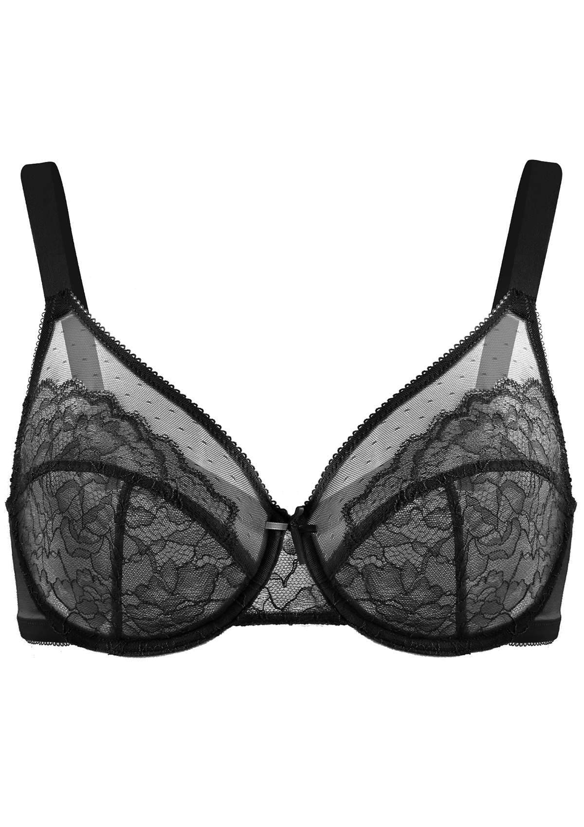 Unlined Lace Underwire Bra