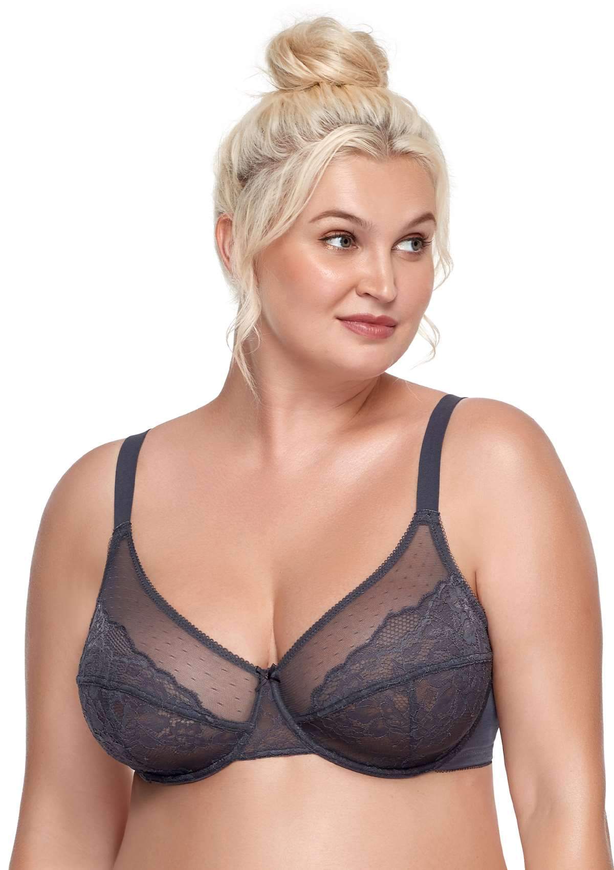 Unlined Lace Underwire Bra