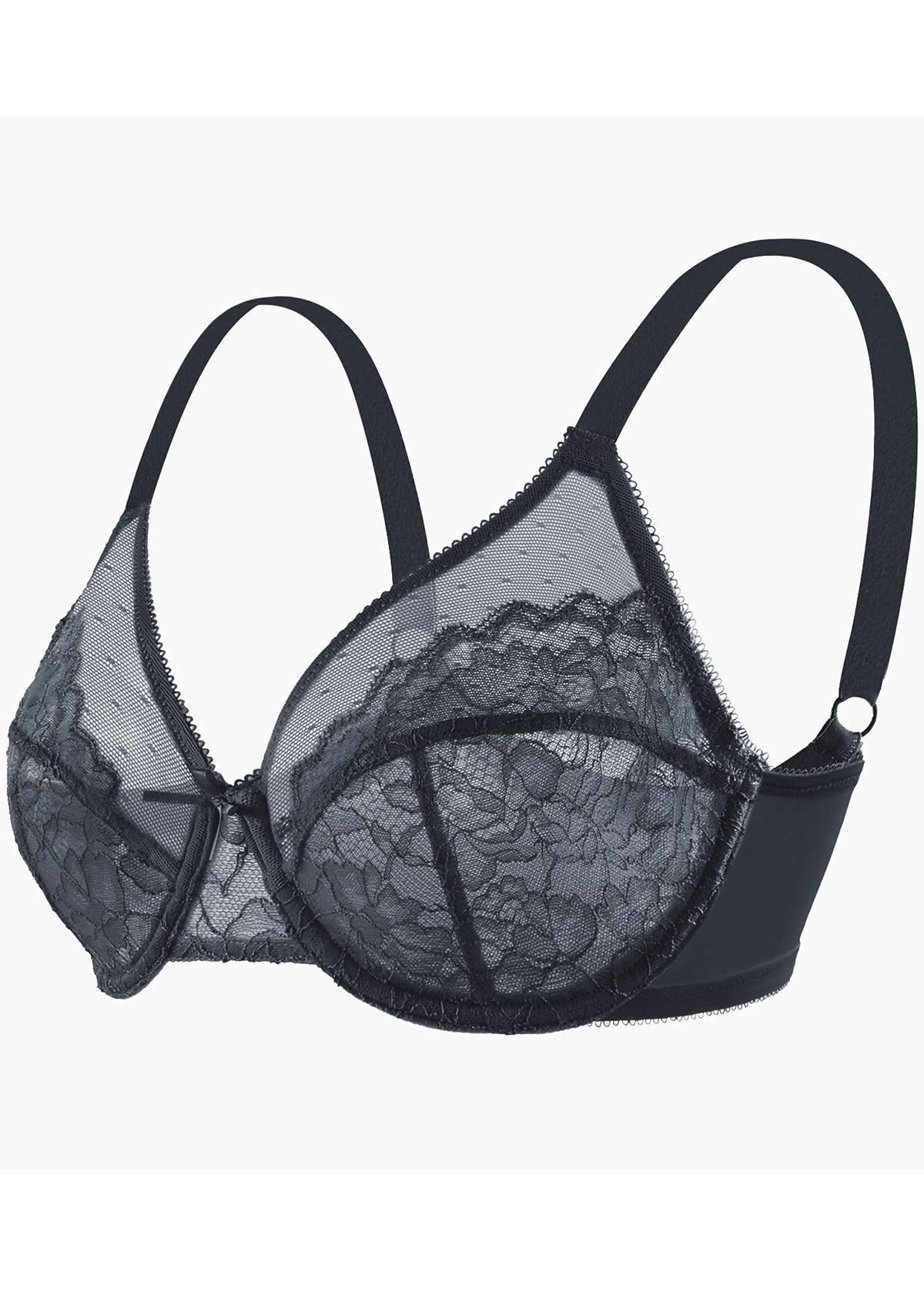 Unlined Lace Underwire Bra