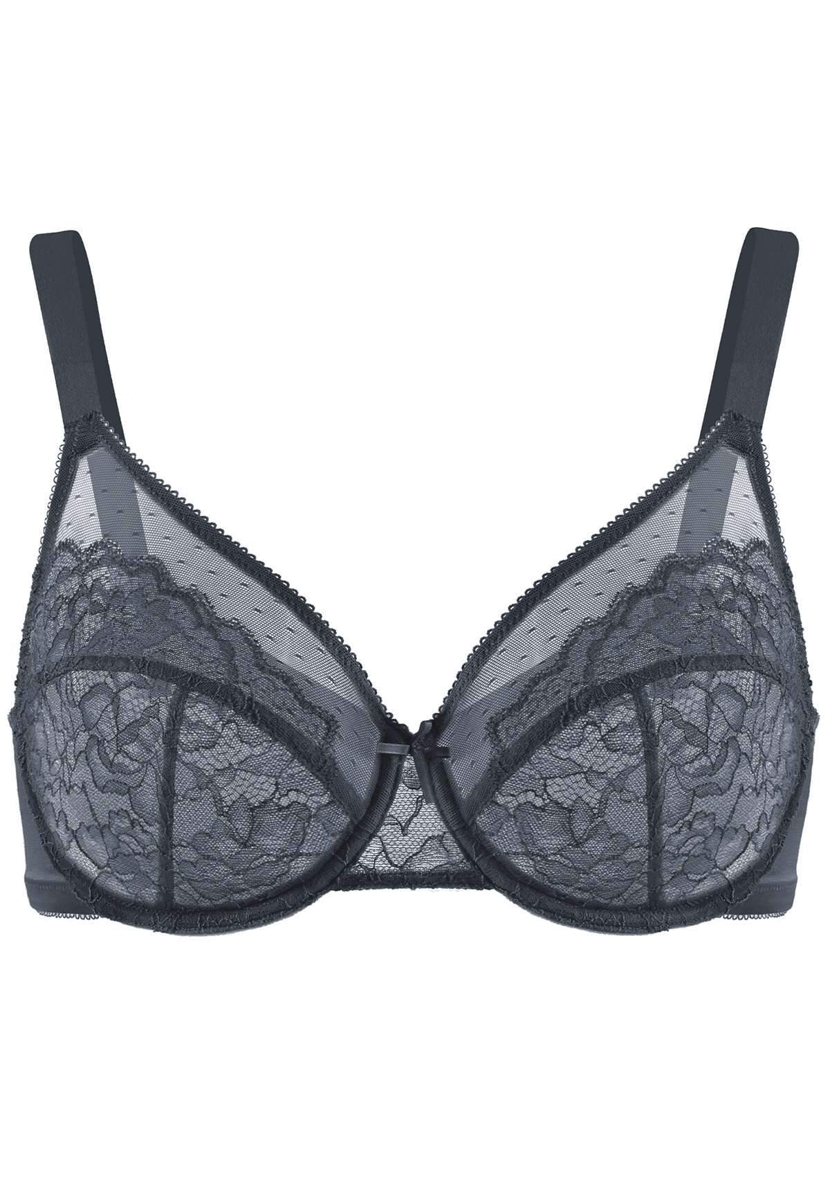 Unlined Lace Underwire Bra