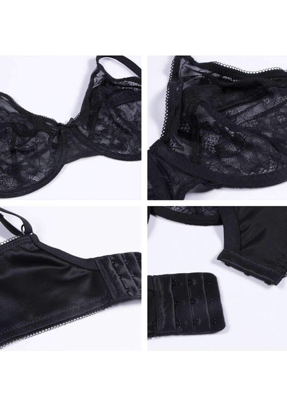 Unlined Lace Underwire Bra